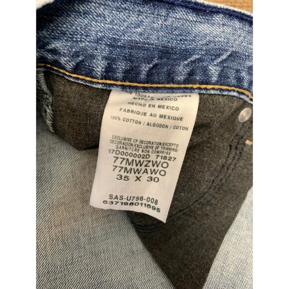 Wrangler Jeans Mens 35x30 Retro Slim Bootcut Western Cotton Workwear Denim - Picture 9 of 10